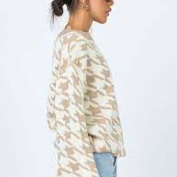 New*Princess Polly Houndstooth Print‎ Sweater - Picture 5 of 10